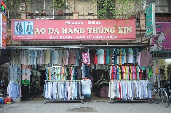 Cửa hàng tại Chợ Đông Tác - phố hàng thùng Hà Nội
