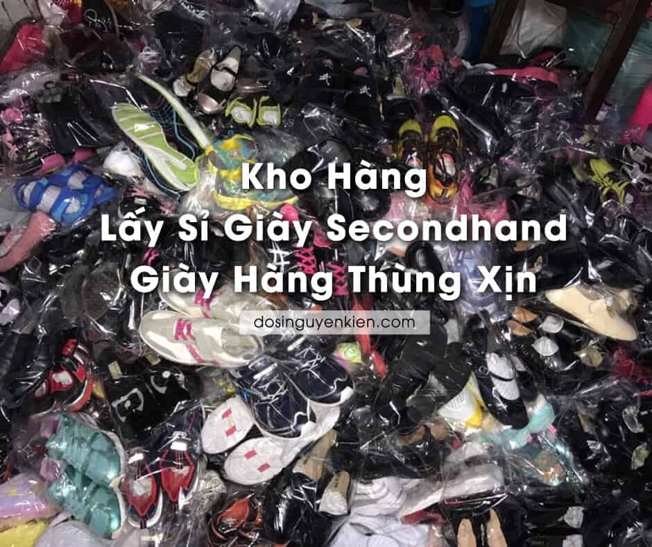 kho hang lay si giay secondhand giay hang thung